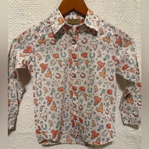 Western girls, pearl snap shirt